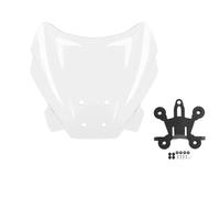 Pare-Brise De Moto avec Double Bulle Et Kit De Support pour Benelli 502C 2019-2023 2024(Clear)