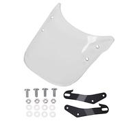 Pare-brise de moto avec support de montage, pièce de rechange pour VX 800, SV 650, GS 500E, GSF 600N, 1200N ; déflecteur de vent pour phare PC adapté aux phares ronds de 5 (Claire)