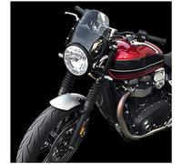 Pare-brise de moto avec support pour Bonneville Scrambler 1200 XE XC BE Pare-brise avant Flyscreen Wind Screen Deflector Pare-brise Protector 2019 2020 2021 2022 (Fumée légère)