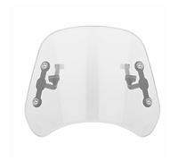 Pare-Brise De Moto avec Supports Déflecteur Vent Carénage Phare Avant pour Benelli pour Leoncino 500 Pare-Brise Déflecteurs Moto(Transparent)