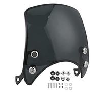 Pare-brise de Moto, Déflecteur de Vent en PC pour Pare-brise de Moto Rétro Universel pour Pièce de Moto de Phare de 5 à 7 Pouces