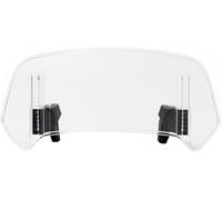 Pare-Brise de Moto Déflecteurs de Vent pour Forza 125 250 300 Piaggio Beverly 400 2008-2023, Coupe-Vent Protecteur Spoiler d'Extension de Pare-Brise,A/Transparent-L