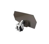 Pare-Brise de Moto déflecteurs pour MT 07 09 10 R1 R3 pour FZ6 Moto Universelle Rehaussée Clips De Fixation Pare-Brise Extension De Pare-Brise Déflecteur d'air(Smoke)