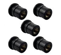 Pare-Brise De Moto Écrous de puits en Caoutchouc métriques M5 5 mm M6 6 mm pour Pare-Brise, carénage, capots, vis de Fixation Déflecteur de Vent de Moto(M6 5pcs)