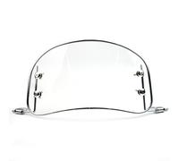 Pare-brise de moto en ABS pour protéger le conducteur du vent, de la pluie et des débris sur les sentiers hors route (rond transparent)