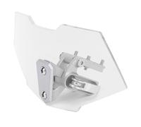 Pare-brise de Moto en Acrylique, Clip Réglable surélevé sur le Déflecteur de Vent, Extension de Pare-brise pour les Motocyclistes (Transparent)