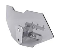 Pare-Brise de Moto en Acrylique, Clip Réglable surélevé sur Le Déflecteur de Vent, Extension de Pare-Brise pour Les Motocyclistes (Gris fumé)