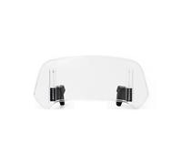 Pare-Brise de Moto Extension De Pare-Brise De Moto Universelle, Becquet Réglable, Pince pour XT1200Z/ZE pour XT660Z pour Super pour Tenere TDM900 850 TDR 250(S Transparent)