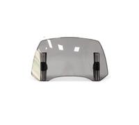 Pare-Brise de Moto Extension De Pare-Brise De Moto Universelle, Becquet Réglable, Pince pour XT1200Z/ZE pour XT660Z pour Super pour Tenere TDM900 850 TDR 250(Light Smoke)