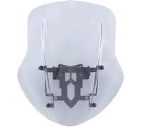 Pare-Brise de Moto Large pour Pare-Brise pour Diavel 2014-2018 avec Support d'adaptateur(Set Light Smoke)