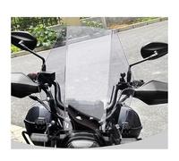Pare-Brise de Moto Pare-Brise Avant Modifié pour Moto pour Haojue TR300 TR 300 TR-300, Pare-Brise Droit, Protection De Poitrine, Capot De Dérivation Pare-Brise pour Moto(Transparent)