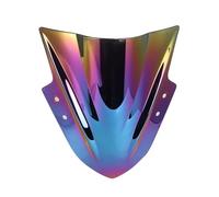 Pare-Brise de Moto Pare-Brise de Moto à Double Bulle Convient pour Kawasaki Ninja 300 250 2013-2017 et ZX300 EX300R 2013-2017 Extension d'écran de Moto(Multicolour)