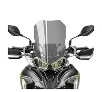 Pare-Brise de Moto Pare-Brise pour Moto pour Benelli pour TRK702, pour TRK702X, pour TRK 702, 702X, avec Vitre Frontale Transparente Pare Brise Avant Moto(56.5CM-1)