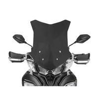 Pare Brise de Moto Pour Benelli Pour TRK 702 702X Pour TRK702 Pour TRK702X Pare-brise Moto Déflecteurs De Vent Visière Visière Noir Déflecteur d'air pour Moto(Smoky gray 48CM)