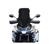 Pare-Brise De Moto pour CFMOTO 800 MT 800MT MT800 Déflecteurs De Vent pour Pare-Brise De Moto 52 Cm 57 Cm Gris Déflecteur Vent(Black add 5cm)