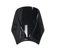 Pare-Brise de Moto pour Daelim VJ 125 FI pour Roadwin 2018-2023 pour Roadwin 125 Motos Custom Compact Sport Déflecteur De Vent Rétro Pare-Brise Pare-Brise pour Moto(Noir)