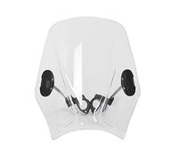 Pare-Brise de Moto pour Daelim VJ 125 FI pour Roadwin 2018-2023 pour Roadwin 125 Motos Custom Compact Sport Déflecteur De Vent Rétro Pare-Brise Pare-Brise pour Moto(Transparent)