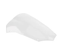 pare-brise de moto Pour Fazer FZ6 FZ-6 Pour FZS600 Pour FZS 600 S2 FZ 6 2003-2008 Pare-brise Double Bulle Pare-brise Écran Déflecteurs de vent Écran Déflecteur de Pare-Brise(Transparent)