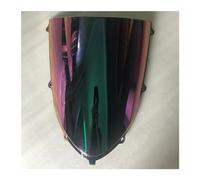 Pare-Brise de Moto pour Kawasaki pour Z750S Z 750S Z750 S 2004 2005 2006 2007/moto Pare-Brise Double Bulle Pare-Brise Déflecteur de Pare-Brise(Black Iridium)