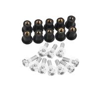 Pare-Brise de Moto pour Silver pour Wing GT 400 600 ST1300 pour STX1300 St pour STX 1300 Pare-Brise Écrous Boulons Vis Moto Pare-Brise pour Moto(Argent)