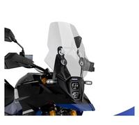 Pare-Brise de Moto pour Suzuki pour V-Strom 800 DE 800DE Augmenter Le Déflecteur De Pare-Brise Pare-Brise SURÉLEVÉ DL800DE Pare-Brise Avant De Moto Déflecteur de Vent de Moto(46 Transparent)