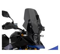 Pare-Brise de Moto pour Suzuki pour V-Strom 800 DE 800DE Augmenter Le Déflecteur De Pare-Brise Pare-Brise SURÉLEVÉ DL800DE Pare-Brise Avant De Moto Déflecteur de Vent de Moto(46 Smoke Grey)