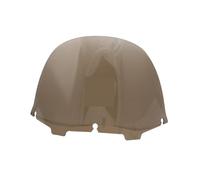 Pare-Brise de Moto Transparent/thé de 13 Pouces for Harley Touring Street Glide Electra Ultra Classic 1996-2013,Moto Pare-Brise