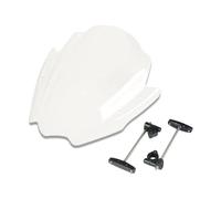 Pare-brise De Moto Universel De 22 À 25 Mm | Réduit la pression du vent avant ， Protège votre tableau de bord du sable et des petites éraflures de gravier.(Clear)