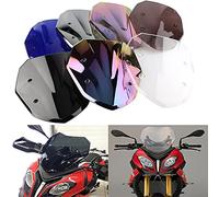 Pare-Brise de Pare-Brise de déflecteurs de Vent de Double Bulle de Moto pour S1000XR K49 2015-2019 (Noir)