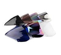 Pare-Brise de Pare-Brise de déflecteurs de Vent de Double Bulle de Moto pour Suzuki Hayabusa GSXR1300 2009-2016 (Chrome)