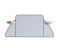 Pare-Brise De Voiture, Protection Contre Neige Gel Glace Accessoires d'hiver, Protection Latérales, Pare-Soleil Extérieur Protection UV Couverture Pare Brise Flexible