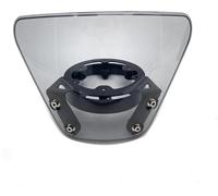 Pare-Brise de Voyage Pare-Brise de pour Moto pour Husqvarna pour Svartoilen 401 pour 250 2018-2023(Gray)