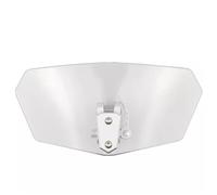 Pare-Brise,déflecteur de Vent Convient pour Honda Convient pour Yamaha Convient pour Kawasaki Convient pour Harley Pare-Brise de Moto Débit d'air Pare-Brise réglable Becquet de Pare-Brise(Clear)