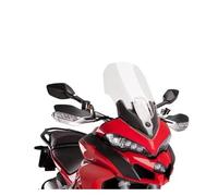 Pare-Brise Déflecteur pour Ducati pour MULTISTRADA pour MTS950S pour MTS950 pour MTS1200 pour MTS1200S pour MTS1260 pour Enduro 15-21 Pare-Brise Moto Saute Vent Moto(600mm Transparent)