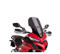 Pare-Brise Déflecteur pour Ducati pour MULTISTRADA pour MTS950S pour MTS950 pour MTS1200 pour MTS1200S pour MTS1260 pour Enduro 15-21 Pare-Brise Moto Saute Vent Moto(600mm Black somke)