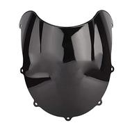 Pare-Brise Déflecteurs Apte à Suzuki GSXR 600 750 R SRAD 1996 1997 1998 1999 Écran à Double Bulle de Pare-Brise Noir GSXR600 GSXR750 (La Couleur Noire) (Couleur : Noir)