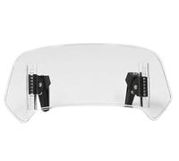 Pare-Brise Déflecteurs Moto pour Citycom 300 pour Citycom-300 pour Citycom300 Extension Pare-Brise Pince Moto Déflecteur Becquet Réglable(S Transparent)
