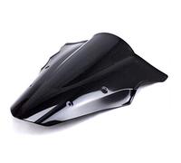 Pare-brise double bulle pour Kawasaki Ninja 650 ER-6F EX-6 2012-2016 (Noir)
