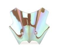 Pare-Brise Double Bulle pour Moto pour Duke 690 R Duke690 2008-2019 Protections Pare-Brise Pare-Brise Déflecteurs(Iridium Blanc)