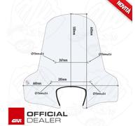 Pare-Brise Écran Complet GIVI Suzuki Adresse 110 2015 2021