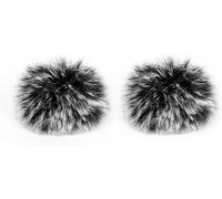 Pare-brise en fourrure compatible avec RODE Wireless GO II Mic DeadCat coupe-vent,Windbuster,Windjammer,housse de pare-brise en peluche
