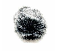 Pare-brise en fourrure pour microphone extérieur en direct améliore le son en minimisant le bruit extérieur