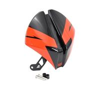 Pare-Brise et déflecteurs Déflecteur De Vent De Pare-Brise De Moto for KTM 1290 Super Duke R 2020 2021, Couvercle De Capot De Siège Solo Rallonge De Pare Brise(Front Orange)