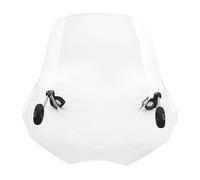 Pare-Brise et déflecteurs Pare-Brise Avant De Moto en Fer Harley Davidson Softail, Carénage Anti-poussière Accessoires Rallonge De Pare Brise(Clear)