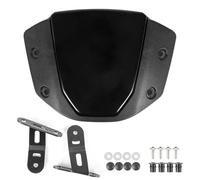 Pare-Brise Et Déflecteurs Pare-Brise Avant De Moto pour H&Onda pour CB 125R 250R 300R 2018-2020, Protection en Plastique ABS.(Noir)