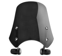 Pare-Brise Et Déflecteurs Pare-Brise Moto pour Harley Dyna FXDF Street Bob Super Glide Softail Deluxe 500 750. Protection Avant. Pièces Détachées.(Fumée)