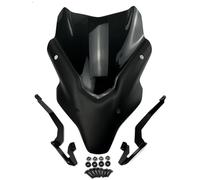 Pare-Brise Et Déflecteurs Pare-Brise Moto pour Y&amaha MT-07 2021 2022 2023 2024 MT07 Pure FZ07 MT FZ 07 avec Accessoires De Fixation(Noir)