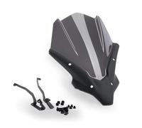 Pare-Brise Et Déflecteurs Pare-Brise Moto Tourisme pour Y&amaha MT-07 2021 2022 SP MT07 FZ07 FZ-07, Carénage Avant Double Bulle(Fumée)