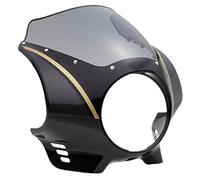 Pare-Brise et déflecteurs pour Moto Carénage de Phare Avant Moto, Pare-Brise rétro Convient pour XSR900 XSR 900 2021-2025(Black)