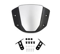 Pare-Brise Et Déflecteurs pour Motos pour pour CB650R (2019-2023) pour CB1000R Déflecteur d'air Et Écran De Protection Avant Pare-Brise Tuning Moto(Argent)